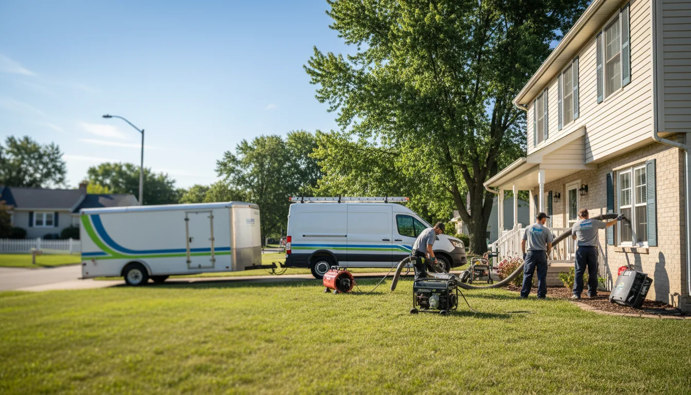 Flooded Basement Restoration And Cleanup With Repair in Galatia, IL near me